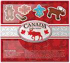 NEW # 36095 Fox Run 5 pc Canada Canadian Themed Cookie 