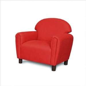   New World FPR200 Dura Care Funky Overstuffed Preschool Chair in Red