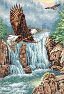 Dimensions Gold Counted Cross Stitch kit 11 x 16 ~ EAGLES MAJESTY 
