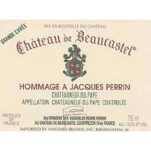   Chateauneuf du Pape Hommage a Jacques Perrin Grande Cuvee 1999
