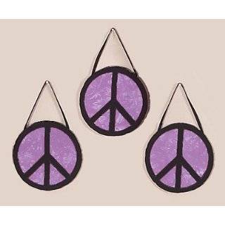  Purple Groovy Peace Sign Tie Dye Wall Hanging Accessories 