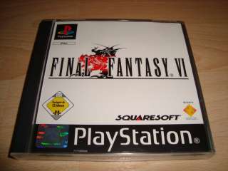 Final Fantasy VI 6 PS1 Playstation Complete Game PAL  