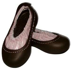 CROCS Sophia Girls Chocolate Shoe Toddler Sz C 5 NEW  