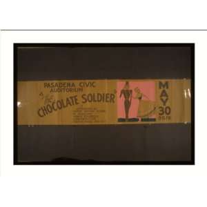  WPA Poster (M) The chocolate soldier