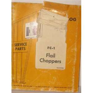  FC 1 Flail Choppers parts catalog International harvester 