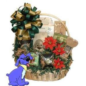  Top Dog Holiday Gift Basket  Basket Theme CHRISTMAS  Bow 