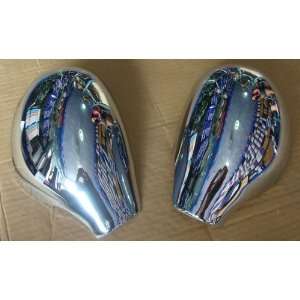  Chrome Side Mirror Covers For Peugeot 206 