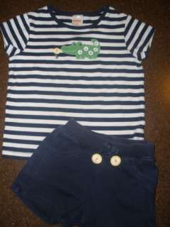 Gymboree DAISY DAYS Alligator Top and Shorts 5  