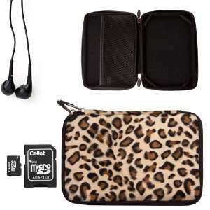 Faux Fur Hard Case **Fits the Coby Kyros 7 Inch Tablet** + Black Coby 