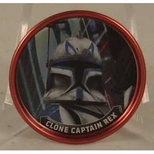    Clone Wars Captain Rex Collector Coin Red 9 of 12 