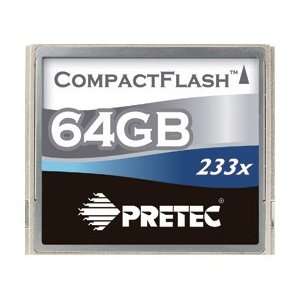  Pretec 64GB Compact Flash Card 233X Electronics