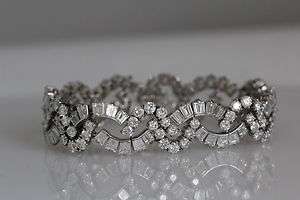 Tiffany & Co. Vintage Plat Diamond Bracelet 22.7 Carats  
