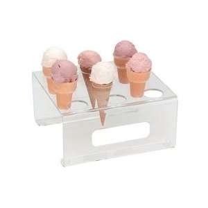  Acrylic Ice Cream Cone Stand   9 Holes