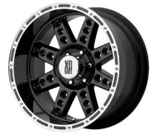 17 inch KMC XD Diesel black wheels rims 6x5.5 6x139.7  