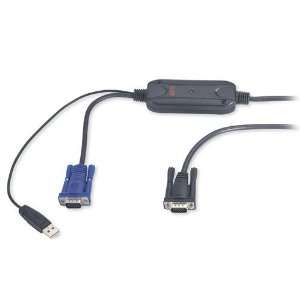   POWER CONVERSION APC KVM SUN Cable VGA Video USB 12 Feet Electronics