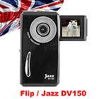 jazz flip dv150 digital still camera video camcorder black £