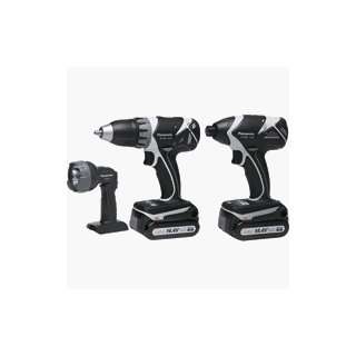 EYC142B   Panasonic Cordless Drill and Impact Driver Kit with Light 14 