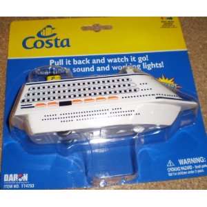  Daron Toys Costa Cruises Pullback Cruise Ship Toy Toys 