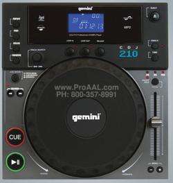 Gemini CDJ 210 Pro Table Top CD  DJ Player  