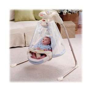    Fisher Price Starlight Papasan Cradle Swing   Cocoa/Pink Baby