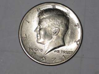 US Coins Kennedy Half Dollar 1971 GEM UNC Clad CN  