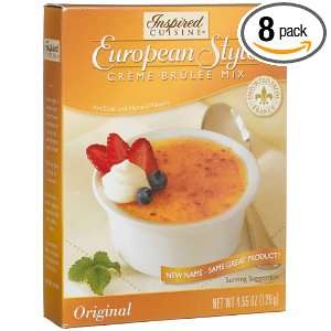 Inspired Cuisine Creme Brulee Mix, 4.55 Ounce Boxes (Pack of 8 