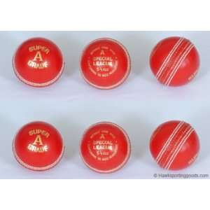  Hawk Cricket Special League Balls   6 Pack Sports 