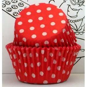   Polka Dot Baking Cup Cupcake Liners   Pack of 100