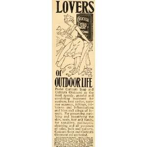  1909 Ad Cuticura Soap Ointment Lovers Outdoor Life 