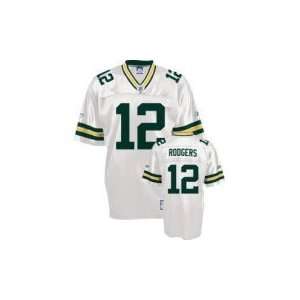 Aaron Rodgers White Replica Jersey Size Large 50