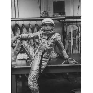 Astronaut Alan B. Shepard in Space Clothing Premium 