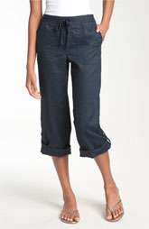 Caslon® Drawstring Crop Linen Pants Was $54.00 Now $39.90 25% OFF