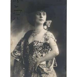  Anna Pavlova Russian Ballet Dancer in an Ornate Costume in 