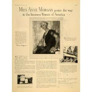  1926 Ad Ponds Extract Cream Anne Morgan Baron De Meyer 