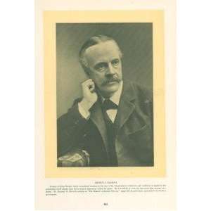  1904 Print Arthur J Balfour Premier of Great Britain 