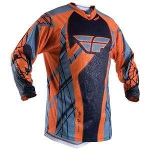 Fly Racing Youth Evolution Jersey   2008   Youth Large/Copper/Charcoal