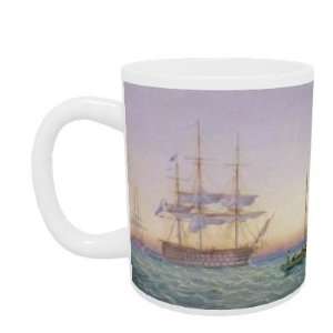   at Anchor (w/c on paper) by John and William Joy   Mug   Standard Size
