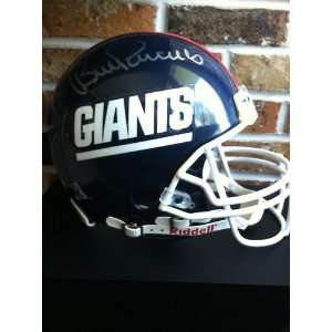 BILL PARCELLS SIGNED GIANTS FULL SIZE HELMET COMES WITH COA