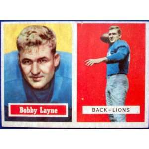 Bobby Layne 1957 Topps Card #32