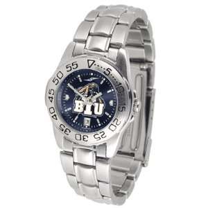 Brigham Young Cougars Sport AnoChrome Steel Band Womens Watch