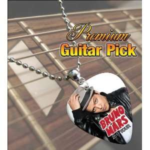 Bruno Mars 2011 Tour Premium Guitar Pick Necklace