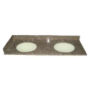  allen + roth 61W x 22D Santa Cecilia Granite Vanity Top 