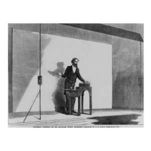 Charles Dickens as He Appeared During His American Lecture Tour, in 