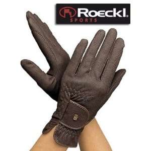  Roeckl Chester Glove Caramel Brown, 6.5