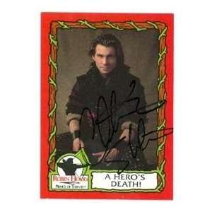 Christian Slater autographed trading card Robin Hood (ip) Christian 