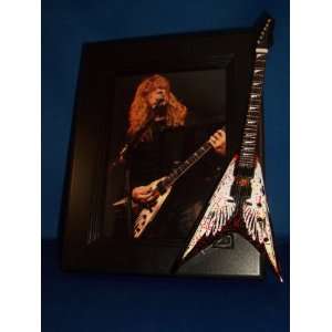  MEGADETH DAVE MUSTAINE Guitar Picture Frame Everything 