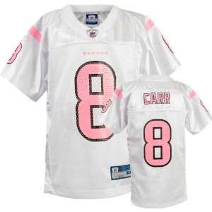 David Carr Pink Reebok NFL Girls 7 16 Replica Houston Texans Youth 