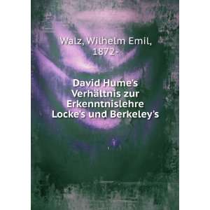 David Humes VerhÃ¤ltnis zur Erkenntnislehre Lockes und Berkeleys