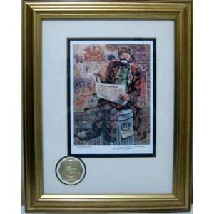 Emmett Kelly Limited Edition Numbered Lithograph