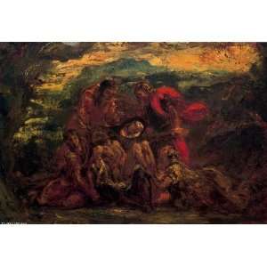  FRAMED oil paintings   Eugène Delacroix   24 x 16 inches 